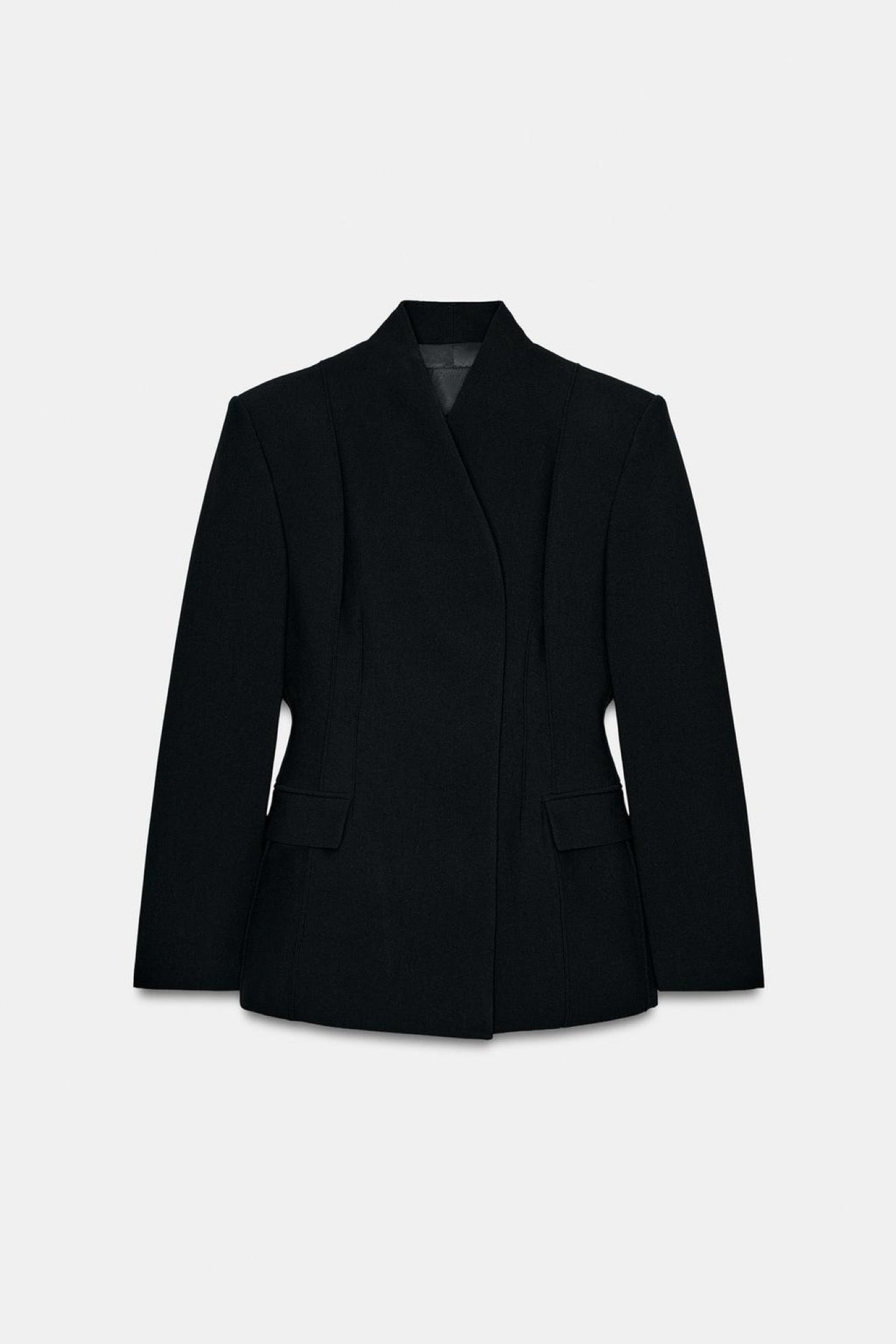 BLAZER CINTRÉ EN SABLE